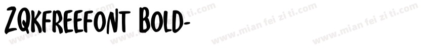 ZQkfreefont Bold字体转换